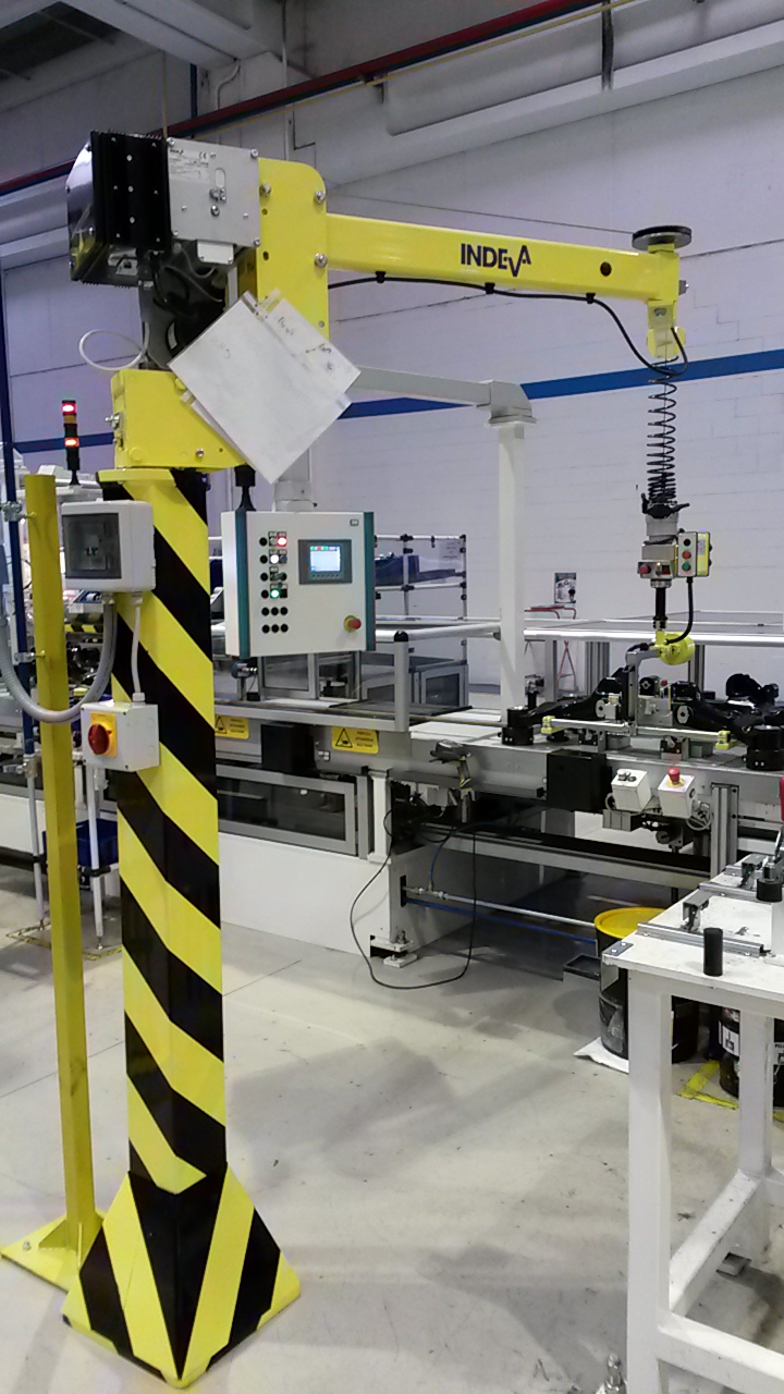 Manipulator with Pneumatic Gripper for Automotive Assembly Line