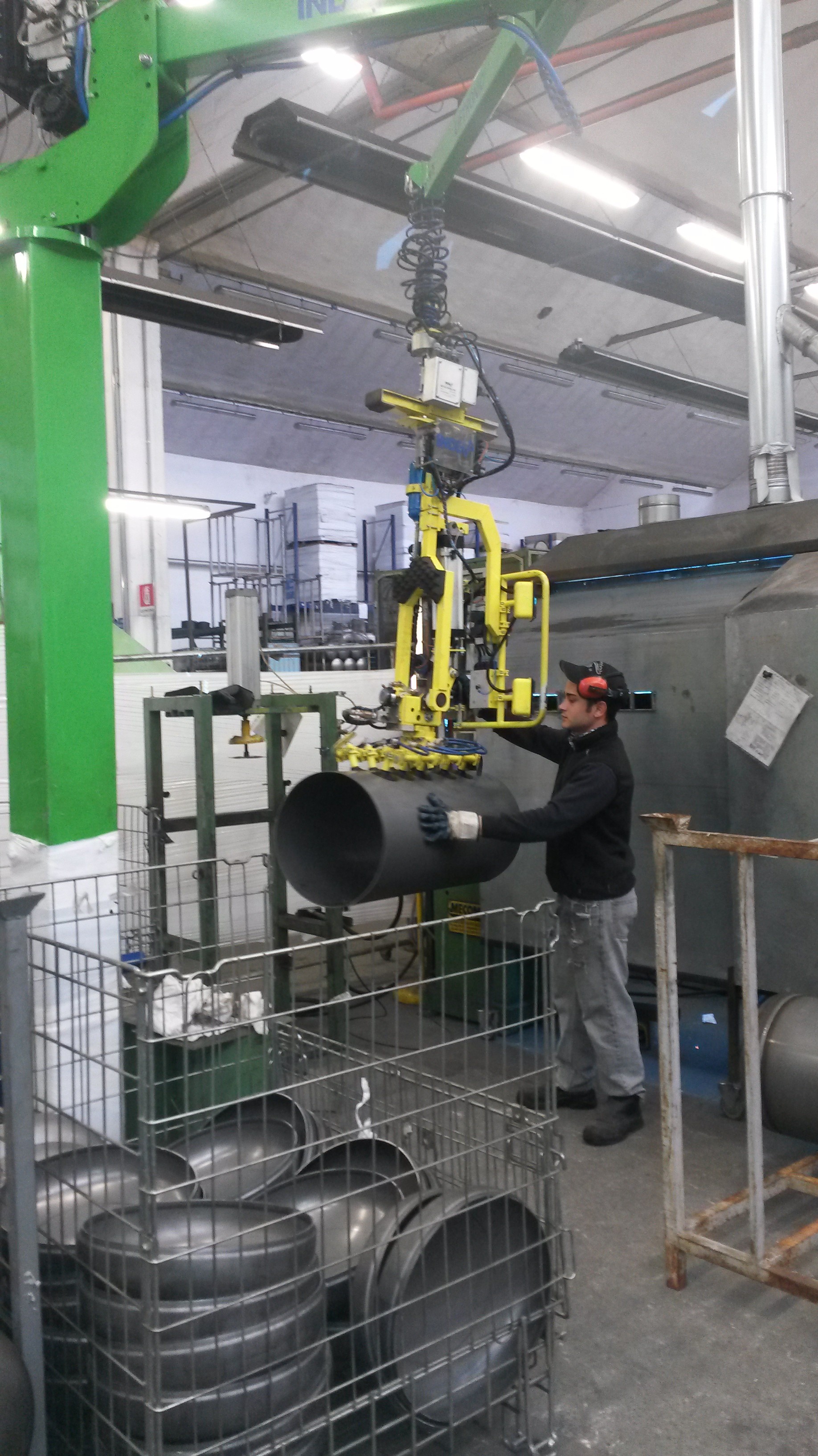 Manipulator with Pneumatic Gripper for Automotive Assembly Line